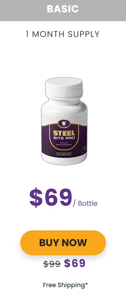 Steel Bite Pro Buy 1 bottle