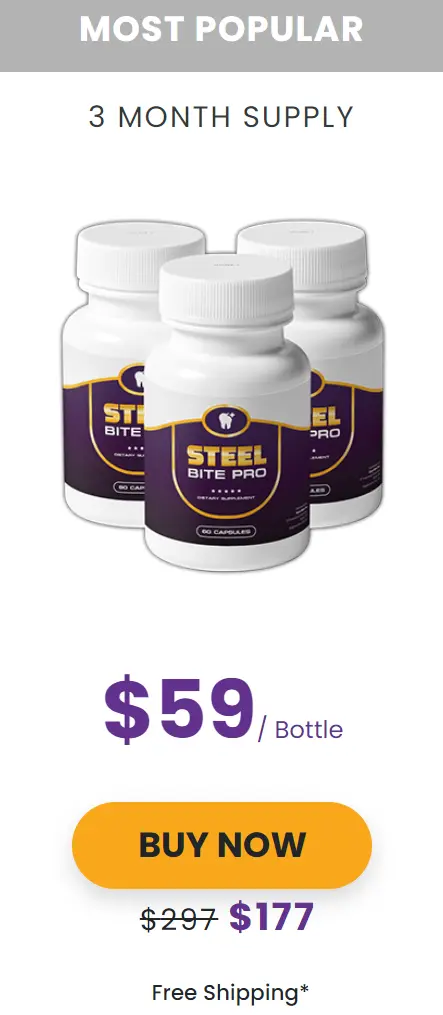 Steel Bite Pro Buy 3 bottles