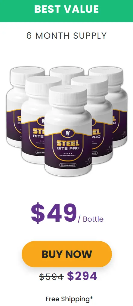 Steel Bite Pro Buy 6 bottles